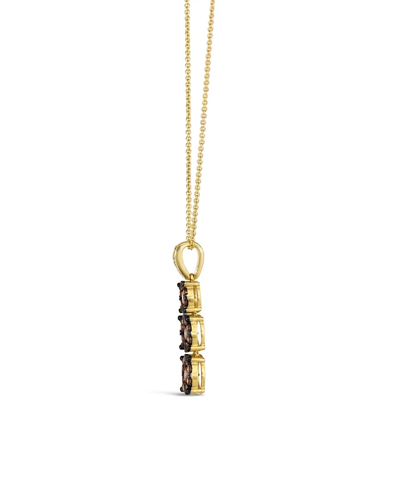 Le Vian Chocolate Diamond (1.11 ct. t.w.) & Nude Diamond (.04 ct. t.w.) Pendant Necklace in 14K Honey Gold