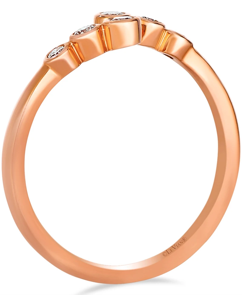 Le Vian Vanilla Diamond Open Ring (0.18 ct. t.w.) in 14K Strawberry Gold