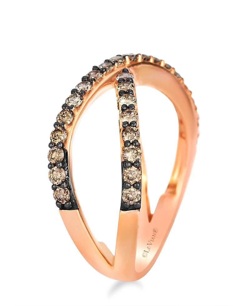 Le Vian Chocolate Diamond Ring (0.77 ct. t.w.) in 14K Strawberry Gold