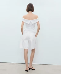 Mango Women's Strapless Top