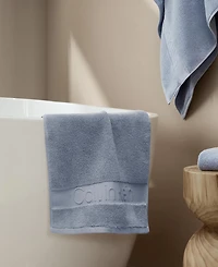 Calvin Klein Iconic Cotton Jacquard Hand Towel, 30" x 16"