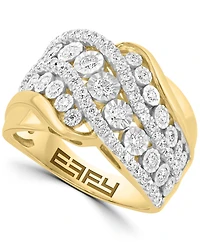 Effy Collection Diamond Ring (3/4 ct.t.w.) in 14k Yellow Gold