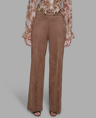Karl Lagerfeld Paris Women's Straight-Fit Pants
