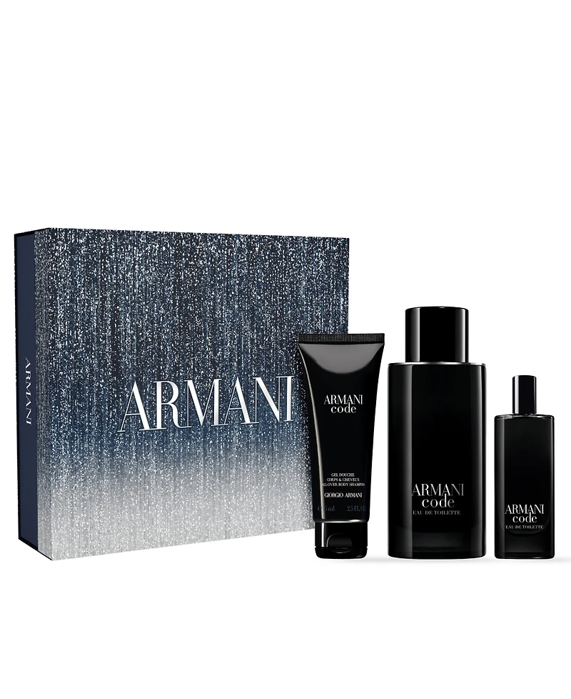 Giorgio Armani Men's 3-Pc. Code Eau De Toilette and Shower Gel Gift Set