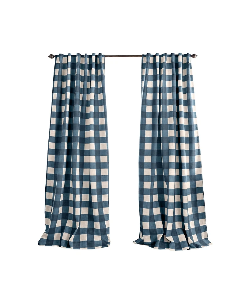 Elrene Home Fashions Grainger Buffalo Check Blackout Window Curtain