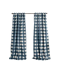 Elrene Home Fashions Grainger Buffalo Check Blackout Window Curtain