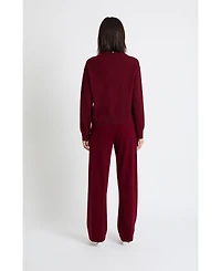 Chinti & Parker Women's Wool-Cashmere Ribbed V-neck Sweater