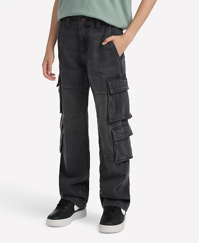 abercrombie kids Boys Baggy Denim Cargo Pants