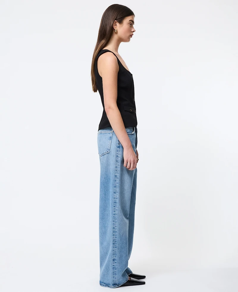 French Connection Women's Azra Square Neck Top