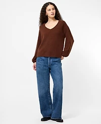 French Connection Women's Vhari Knit V-Neck Sweater