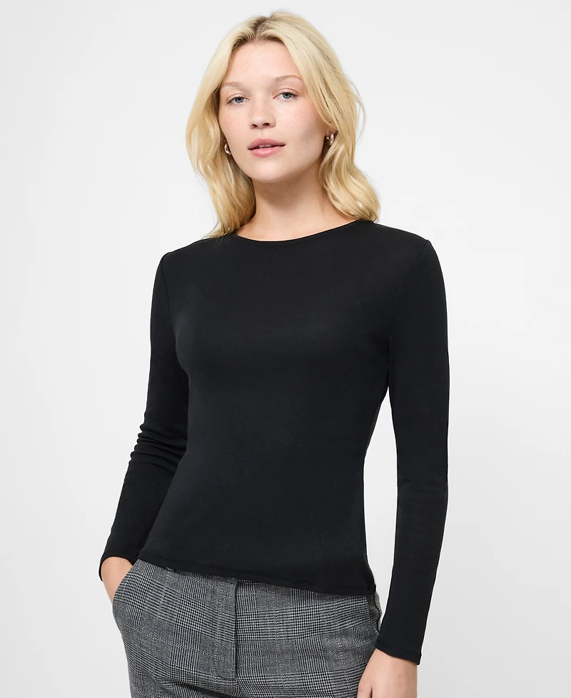 French Connection Knit Long Sleeve Top