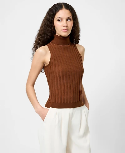 French Connection Women's Turtle Neck Top