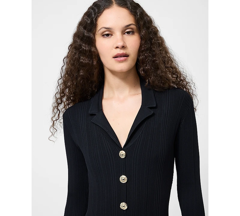 French Connection Women's Crinkle Knit Midi Dress