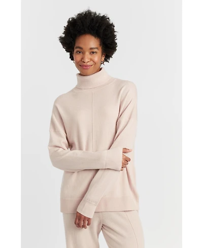 Chinti & Parker Women's Relaxed Roll Neck Wool Cashmere Sweater