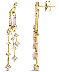 Le Vian Nude Diamond Dangling Drop Earrings (1 ct. t.w.) 14k Rose Gold