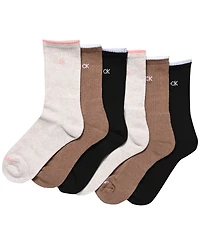Calvin Klein Women's 6-Pk. Performance Crew Socks