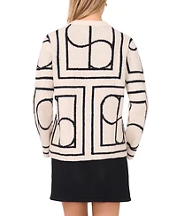 Vince Camuto Women's Geometric Print Top