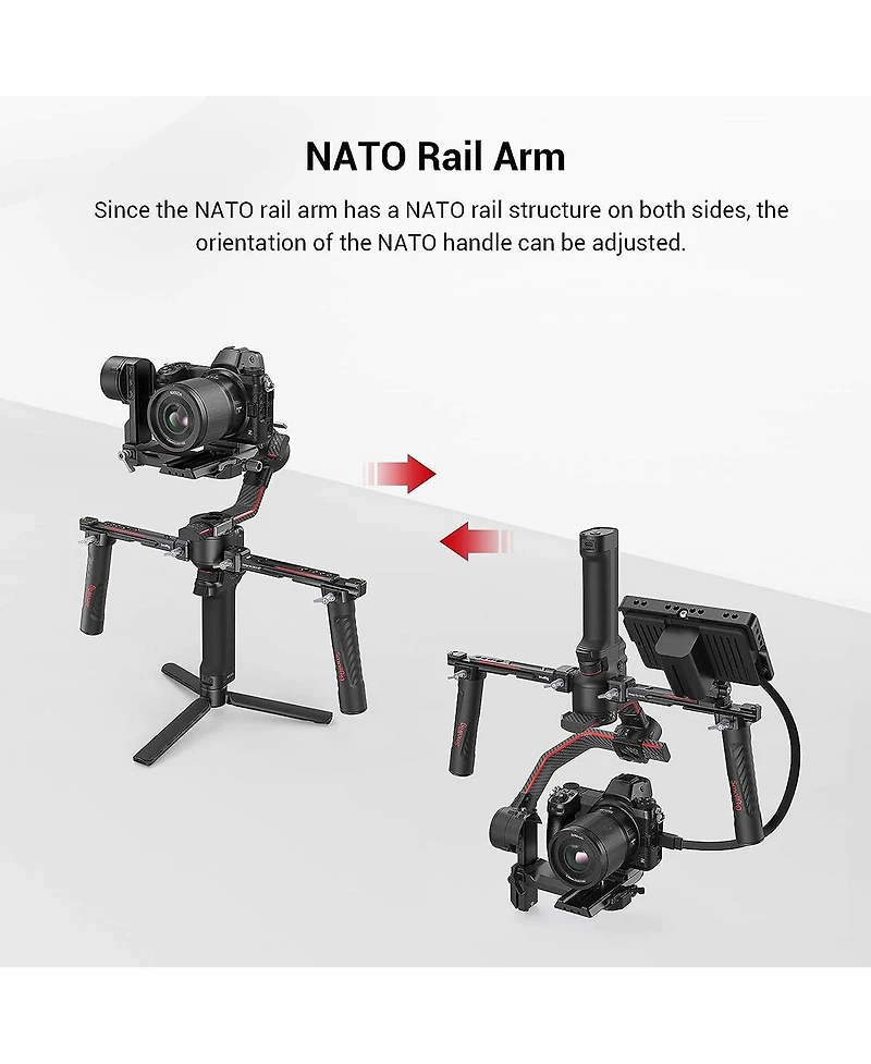 SmallRig Dual Handgrip for Dji Rs 2 / Rsc 2 / Rs 3 / Rs 3 Pro / Rs 4 / Rs 4 Pro Gimbals