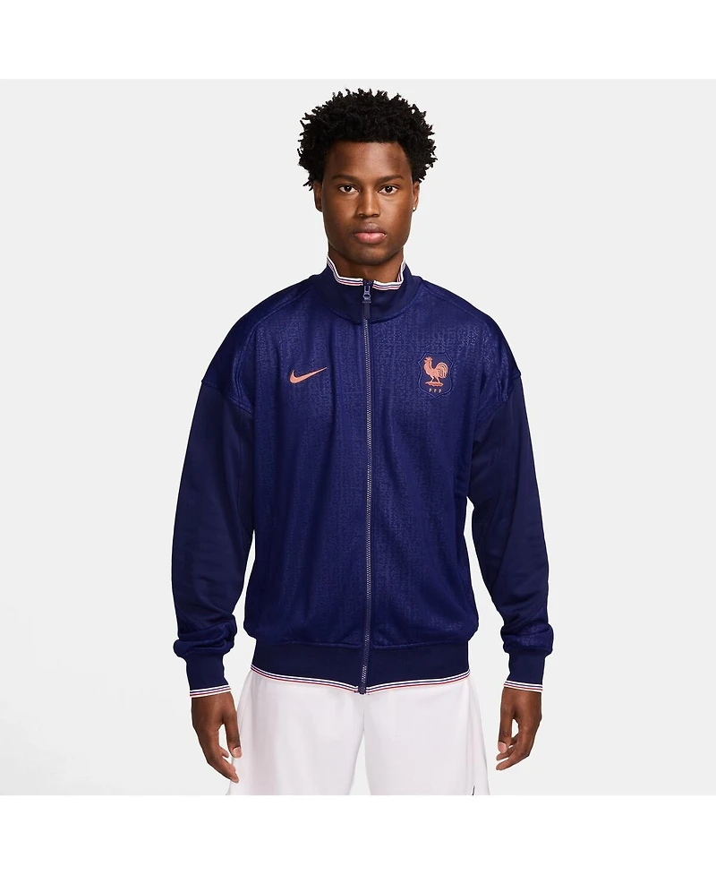 Nike Men's Blue France Women's National Team 2025 Academy Pro Performance Anthem Full-Zip Jacket
