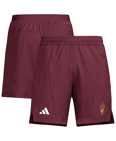 Adidas Men's Maroon Arizona State Sun Devils Program Woven Training Shorts