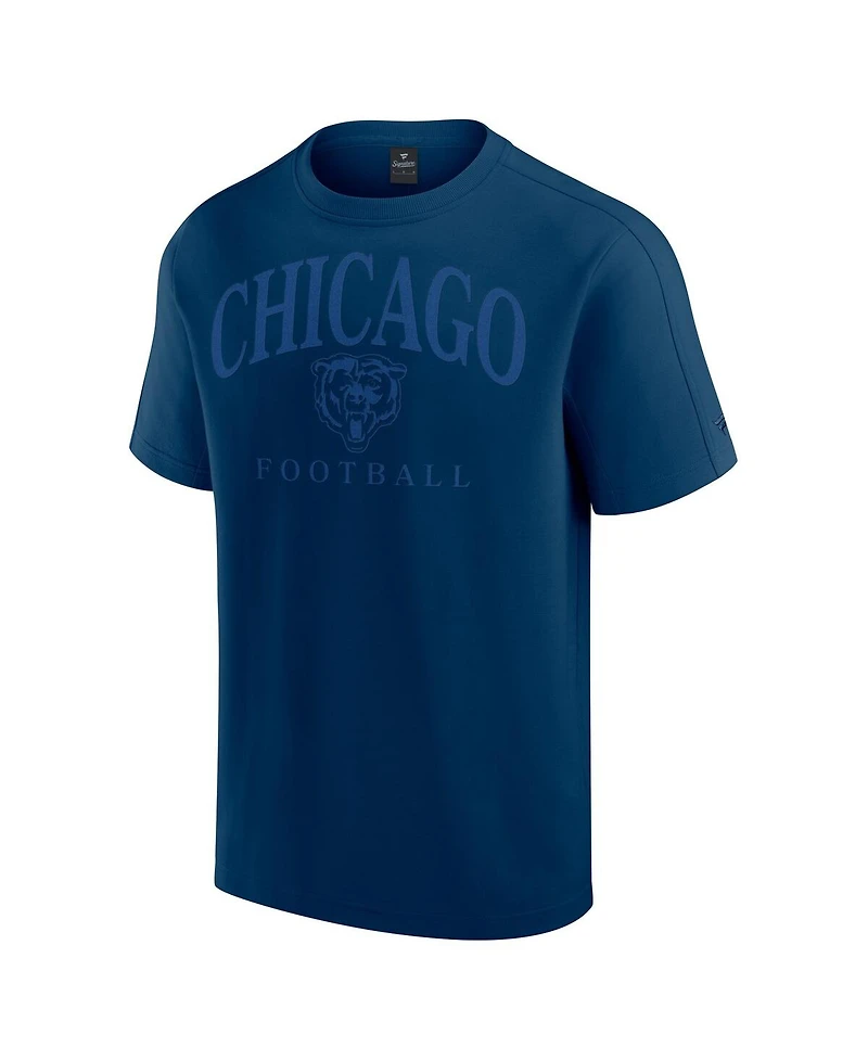 Fanatics Men's and Women's Navy Chicago Bears Elements Flex Tri-Blend T-Shirt
