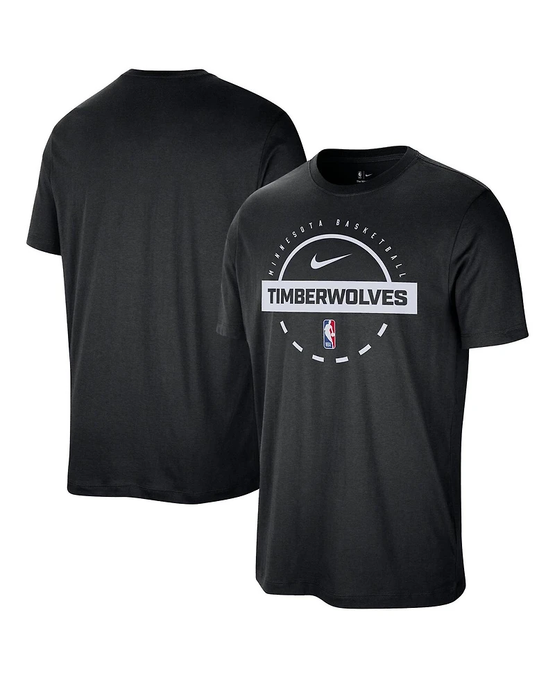 Nike Men's Black Minnesota Timberwolves Authentic Practice T-Shirt