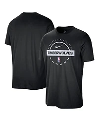 Nike Men's Black Minnesota Timberwolves Authentic Practice T-Shirt