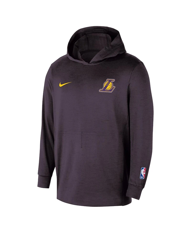 Nike Men's Black Los Angeles Lakers Authentic Practice Yoga Restore Pullover Hoodie
