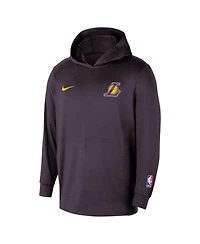 Nike Men's Black Los Angeles Lakers Authentic Practice Yoga Restore Pullover Hoodie