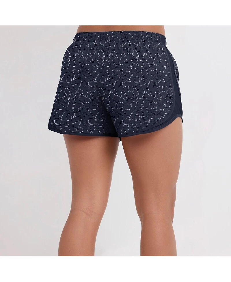 Nike Women's Navy Michigan Wolverines Tempo Pattern Dri-fit Shorts