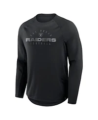 Fanatics Men's Black Las Vegas Raiders Coverage Scheme Long Sleeve T-Shirt
