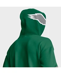 Fanatics Men's Kelly Green Philadelphia Eagles Helmet Retro Pullover Hoodie