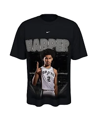 Nike Men's and Women's Dylan Harper Black San Antonio Spurs New Faces x Places T-Shirt