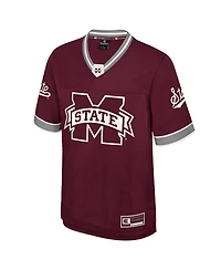 Colosseum Men's Maroon Mississippi State Bulldogs Nothing but the Hits Football Jersey