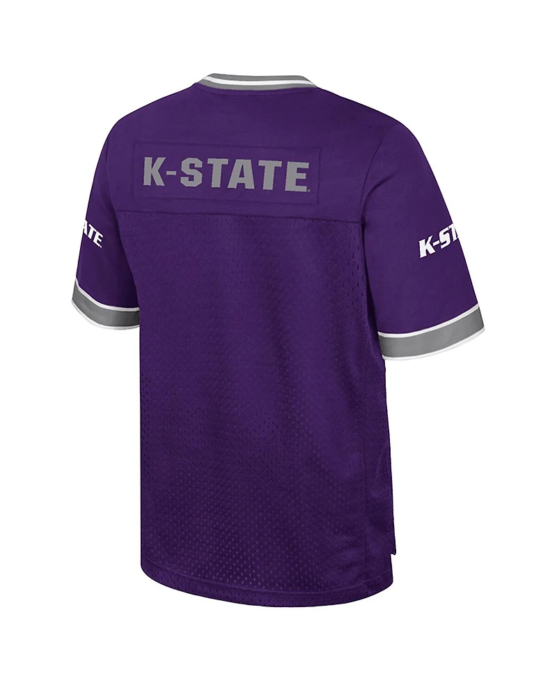 Colosseum Men's Purple Kansas State Wildcats Nothing but the Hits Football Jersey
