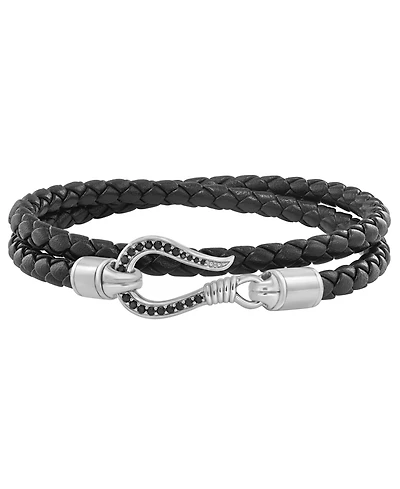 Effy Collection Black Spinel Bracelet (1/2 ct. t.w.) in Sterling Silver