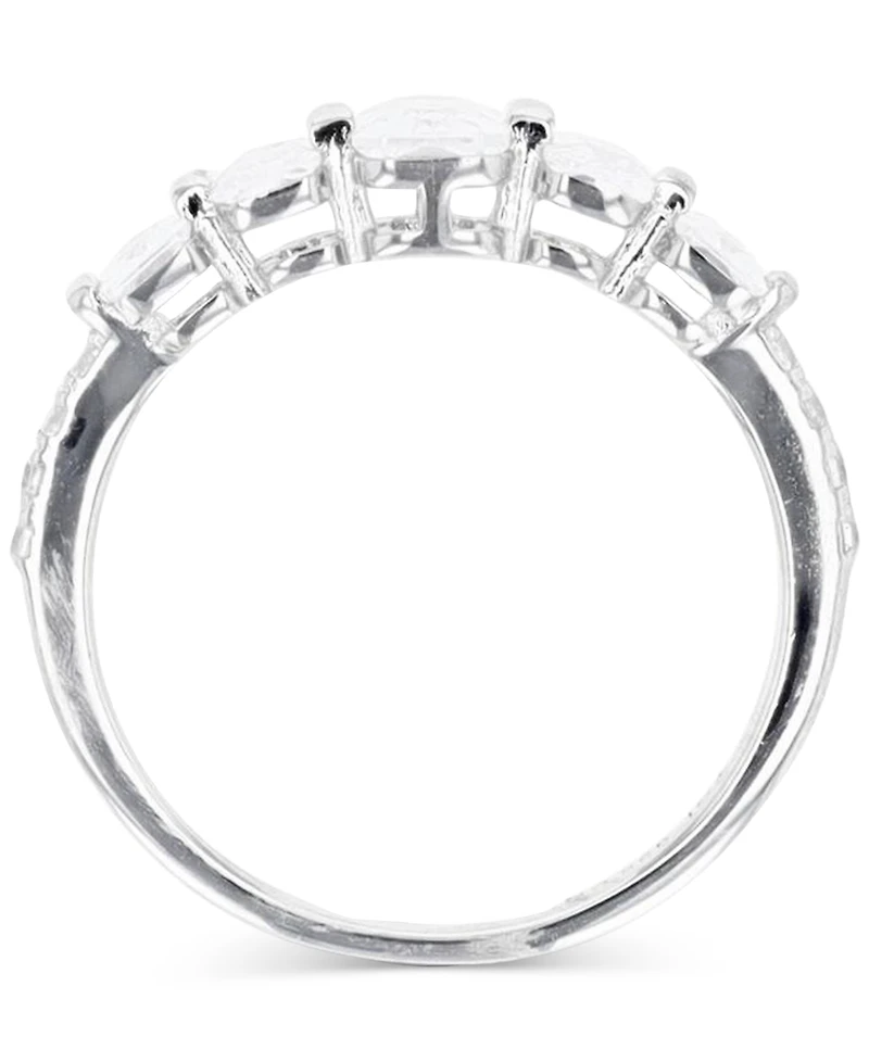 Macy's Cubic Zirconia Anniversary Ring (2.944 ct. t.w.) Sterling Silver
