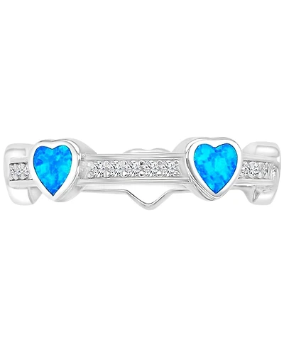Macy's Opal (0.30 ct. t.w.) Ring Sterling Silver