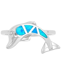 Macy's Opal Ring Sterling Silver