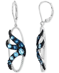 Macy's Diamond Drop Earrings (0.09 ct. t.w.) in Sterling Silver