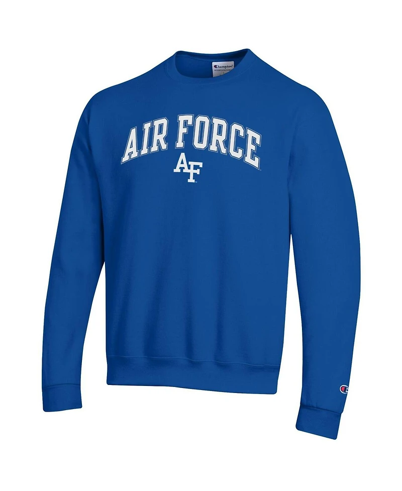 Champion Men's Royal Air Force Falcons Arch Over Logo Pullover Sweatshirt
