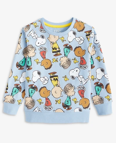 Epic Threads Boys Toddler 2T-4T Peanuts Graphic Sweatshirt, Macy's Exclusive