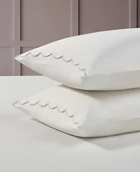 Peri Home Scallop 300-Thread Count Cotton 3-Pc. Sheet Set, Twin