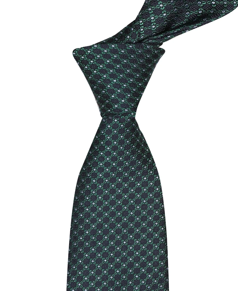 Tommy Hilfiger Men's Hannah Geometric Floral Print Tie