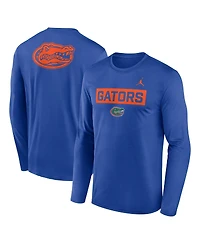 Jordan Men's Royal Florida Gators Primetime Campus 2-Hit Legend Long Sleeve T-Shirt