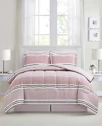 Sunham Aiden Striped 8-Pc. Comforter Sets, Exclusively at Macy's