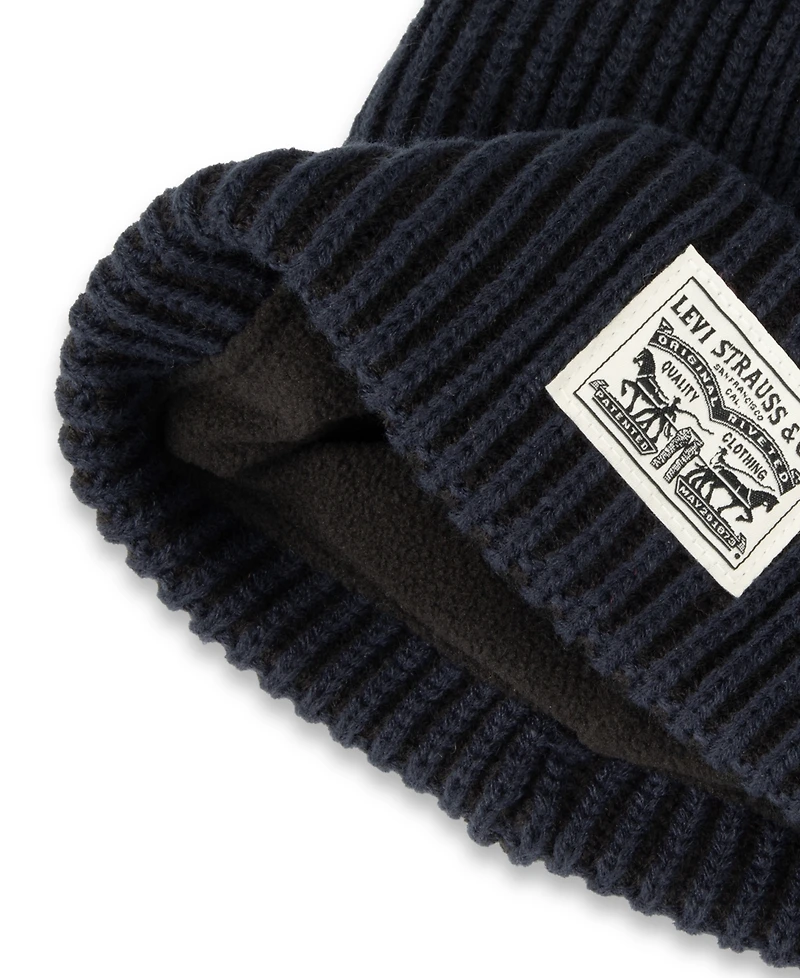 Levi's Men's 2-Piece Beanie and Gloves Set