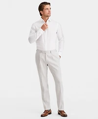 Michael Kors Men's Linen Blend Classic-Fit Pant