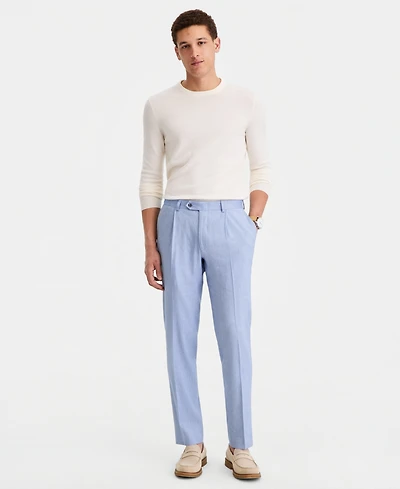 Michael Kors Men's Linen Blend Classic-Fit Pant