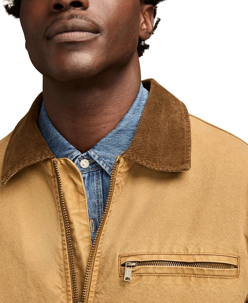 Lucky Brand Men's Canvas Work Long Sleeves Jacket